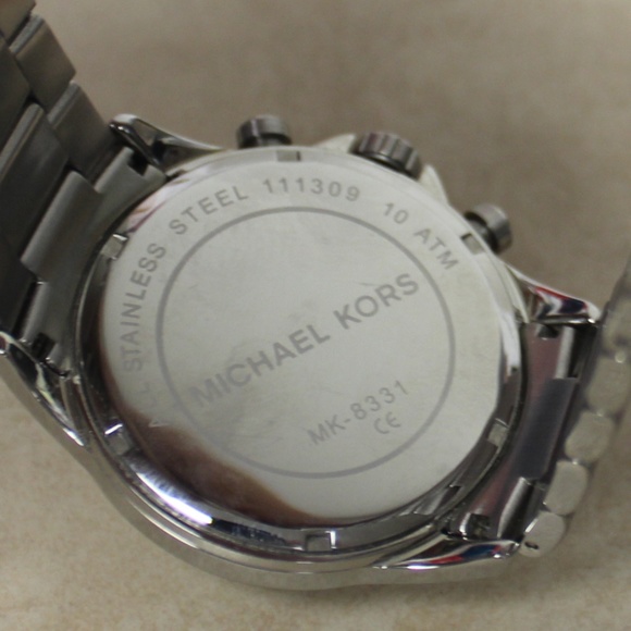 MICHAEL KORS MK8331 Gage Chronograph Silver Watch - Picture 2 of 7